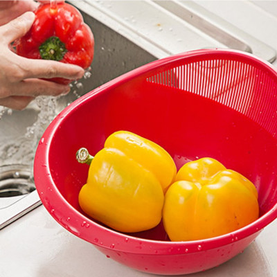 Thau rửa đa năng có rãnh thoát nước tiện lợi Nakaya Freille 2.1L - Hàng nội địa Nhật Bản |#Made in Japan| |#K-538|