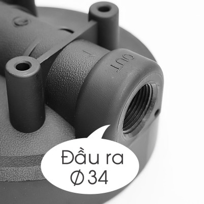 Bộ lọc nước đầu nguồn chung cư Yamato 10 inch Bigblue (béo) 2 cấp lọc (YBH10TXP1G)