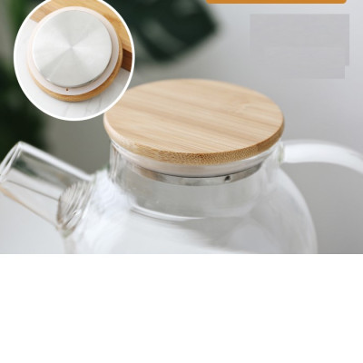 Ấm đun nước bằng thủy tinh kiểu nhật chịu nhiệt tốt-không kèm cốc