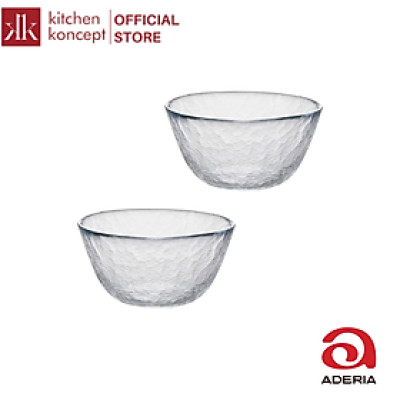 Bộ tô thủy tinh Aderia - Crafty - 17cm - 2 cái