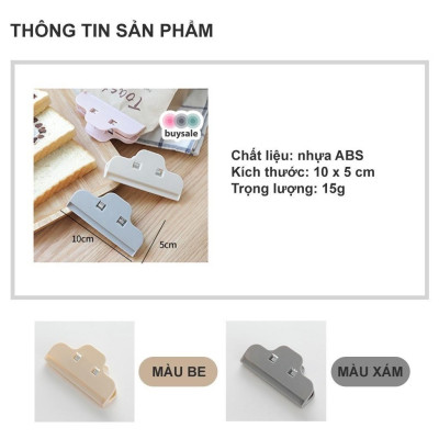 Kẹp Miệng Túi, Bảo Quản Đồ, Túi Bánh Kẹo, Túi Hạt, Túi Đồ Thực Phẩm, Túi Đồ Ăn Đã Mở, Tiện Dụng Trong Gia Đình. TakyHome 5210