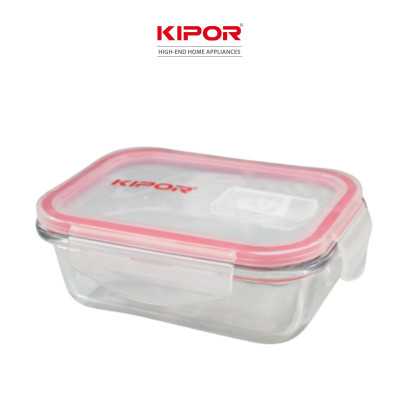Hộp cơm văn phòng KIPOR KP-G154 - Thuỷ tinh cao cấp, dùng được trong lò vi sóng - Nhỏ gọn, tiện lợi - Hàng chính hãng