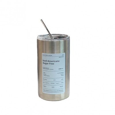 Ly Giữ Nhiệt Inox 304 600ml Độ Bền Cao Tặng Kèm Ống Hút Inox Và Túi Đựng Ly Trong Suốt - Chính Hãng