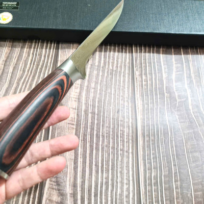 DAO - DAO BẾP NHẬT BẢN CLASSIC BONINGTHÉP DAMASCUS MÃ  A3 DT120 nt topcomshop vn