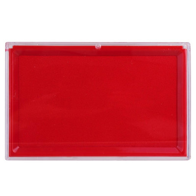 Khay mực dấu Deli, 138x88x26 mm, Đỏ - E9864