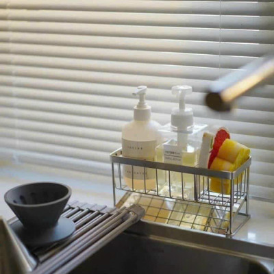 GIỎ ĐỂ RẺ RỬA BÁT CÓ KHAY HỨNG NGHIÊNG CHỐNG ĐỌNG NƯỚC TIỆN LỢI