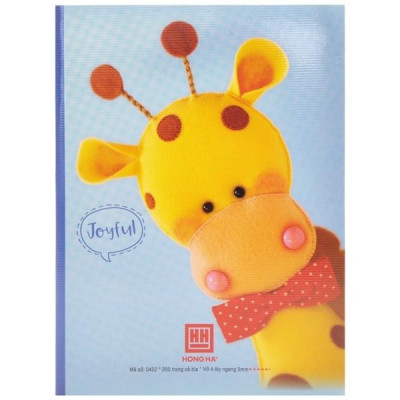 Combo 5 Vở Class Joyful - 4 Ly Ngang 200 Trang ĐL 80g/m2 - Hồng Hà 0422 (Mẫu Màu Giao Ngẫu Nhiên)