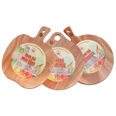 Thớt Gỗ Xà Cừ Mini Decor Trang Trí Đa Dạng - Thớt Em Bé  - Đồ Gỗ Nhà Bếp Thương Hiệu Trường Sơn