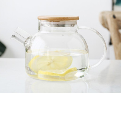 Ấm đun nước bằng thủy tinh kiểu nhật chịu nhiệt tốt-không kèm cốc