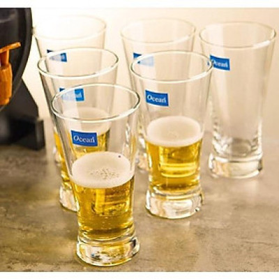 BỘ 6 CỐC THỦY TINH OCEAN PILSNER BEER B0910 - 300ML