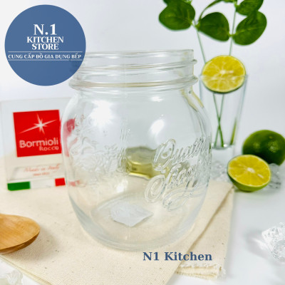 Quattro Invetro hũ thủy tinh 700 ml Bormioli Rocco Ý - Hàng Chính Hãng