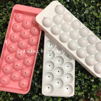 [MỚI] Combo 2 Khay Đá Bi 20 viên - Khuôn Rau Câu Bóng Nước. Chuyên phục vụ Sp Gia dụng, Khuôn làm bánh, Dụng cụ học Sinh