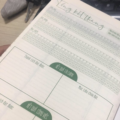 [GIFT] - Sổ tay ghi chép mục tiêu - kế hoạch My Day My Life