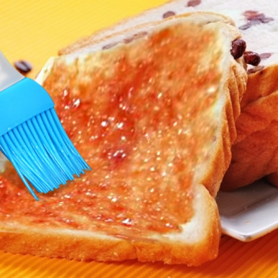 Combo 4 Cây Cọ Silicon Cán Trong Quét Dầu, Bơ, Kem Trang Trí Bánh (ngẫu nhiên)