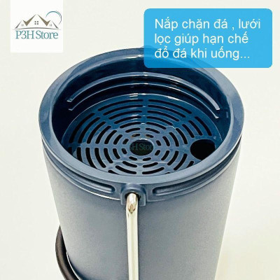 Ly giữ nhiệt Lock&Lock Bucket Tumbler có ống hút hoặc nắp bật , dung tích 540ml LHC4268 LHC4269