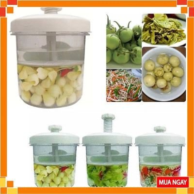 Hộp Muối Dưa Cà Nhựa PP Cao Cấp Có 2 size, Hũ Muối Dưa Cà, Hành, Kim Chi, Măng Ớt, Rau Củ Giòn Ngon- Hàng Cao Cấp