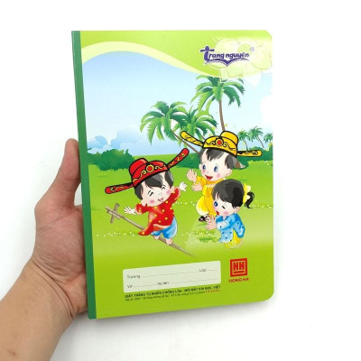 Combo 5 Vở School Trạng Nguyên - 4 Ô Ly 48 Trang - Hồng Hà 0555 (Mẫu Màu Giao Ngẫu Nhiên)