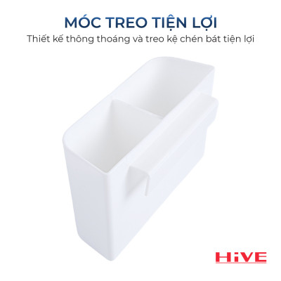 Hộp (ống) đựng đũa muỗng nhựa HiVE Premium
