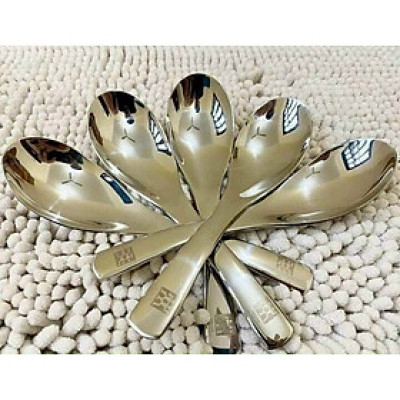  Sét 5 Thìa Đức Inox 304 Cao Cấp, Thìa Súp Sâu Lòng Màu Bạc Sang Trọng - Hàng Loại 1 - Chính Hãng MINIIN