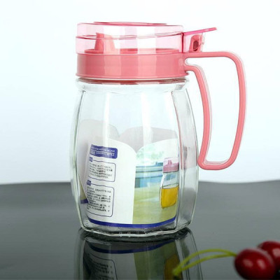 Bộ 5 Hộp Đựng Gia Vị Thủy Tinh Cao Cấp Nhà Bếp Có Nắp Tiện Lợi, Có Tay Cầm- Hàng Chính Hãng MINIIN