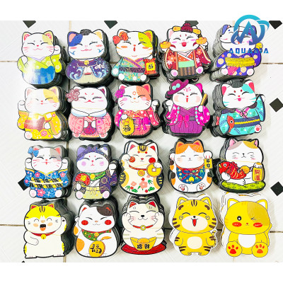 Combo 5 Bao Lì Xì Chibi Mèo 36 Sắc Thái 4D Phản Quang Cầu May Mắn Quý Mão 2023 Quà Tặng Đáng Yêu (Được Chọn Mẫu)