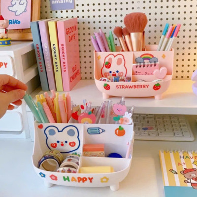 Kệ Đựng Bút 6 Ngăn – Hộp Đựng Đồ Đa Năng Trang Trí Bàn Học Văn Phòng Phẩm - HÀNG CHÍNH HÃNG MINIIN