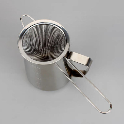 Vợt Rây bột inox lọc trà cafe có tay cầm làm bánh vắt chanh inox - Dụng Cụ Lọc Bột Rây Lọc Sifter Lưới Lọc
