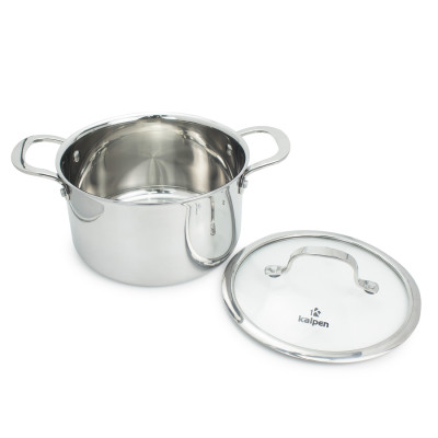 Nồi Inox 3 lớp đúc liền khối Kalpen Kazler 20cm dung tích 3.7L hàng Đức - Hàng chính hãng