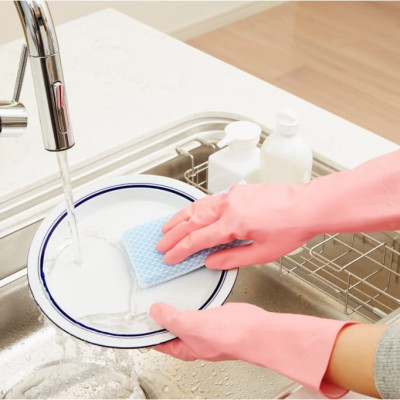 Combo 02 set găng tay cao su tự nhiên Dunlop (size M/L) - Hàng nội địa Nhật Bản