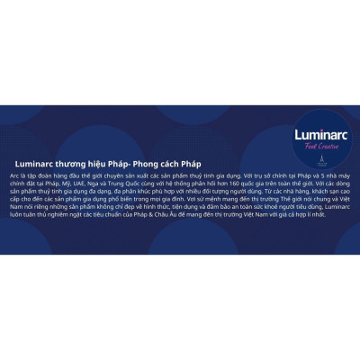 Đĩa Thủy Tinh Luminarc Diwali Đen đựng thức ăn, kháng vỡ, cường lực 27cm - Bộ 3 cái - P0786