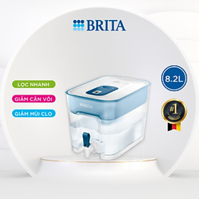 Bình Lọc Nước BRITA Flow Basic Blue - 8.2L (Kèm Maxtra Pro) - Hàng Chính Hãng