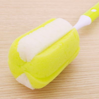 Cây cọ rửa bình nước/bình sữa Kokubo cán có thể kéo dài từ 28,5~37,5cm màu xanh - Hàng nội địa Nhật Bản