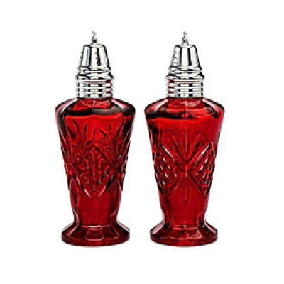Sét hai bình đựng tiêu muối Godinger Dublin màu đỏ Hàng chính hãng