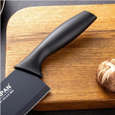 Bộ dao 5 món JAPAN bằng thép không gỉ đen nhám cao cấp