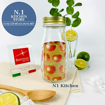 Hũ thủy tinh nắp vặn 200ml Bormioli Rocco Ý - Hàng Chính Hãng