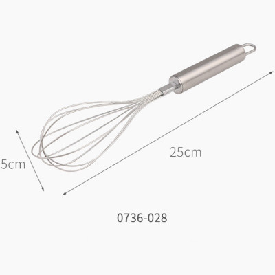 Dụng cụ đánh trứng inox Echo Whipper 250mm - Hàng nội địa Nhật Bản nhập khẩu chính hãng