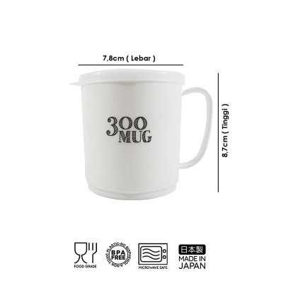 Cốc nhựa nắp mềm Nakaya 300ml có quai tiện lợi ( Giao màu ngẫu nhiên ) - xuất xứ Nhật Bản