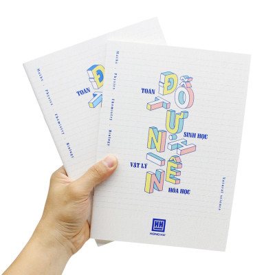 Tập Gáy Ghim Study Đỗ Tự Nhiên - Môn Toán, Lý, Hóa - Kẻ Ngang - 120 Trang 70gsm - Hồng Hà 1468 (Mẫu Bìa Giao Ngẫu Nhiên)