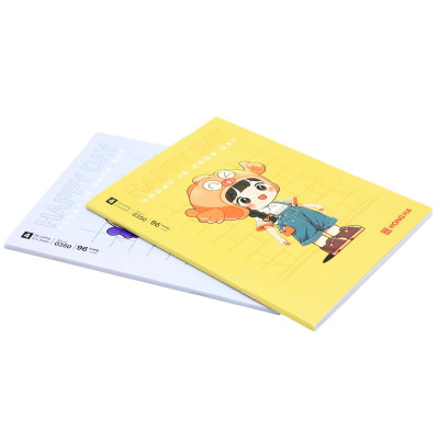 Tập Class Happy Day - 4 Ô Ly Vuông - 96 Trang 58gsm - Hồng Hà 0350 (Mẫu Bìa Giao Ngẫu Nhiên)