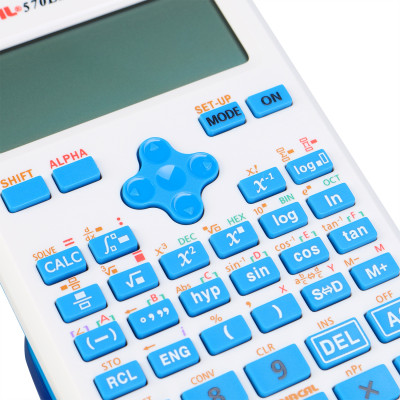 Máy Tính Học Sinh Vinacal 570ES Plus II - Xanh dương - Hàng Chính Hãng