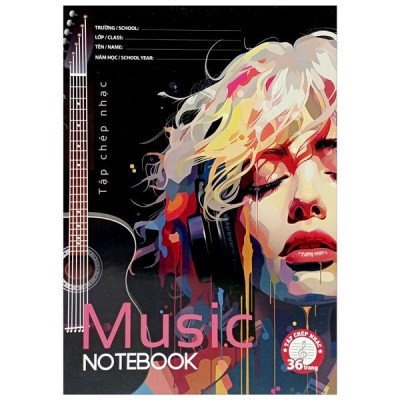 Tập Chép Nhạc 6 - 36 Trang - Văn Lang