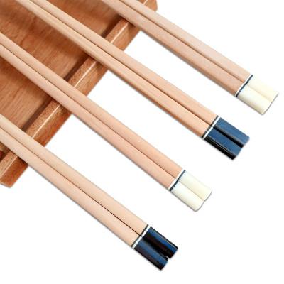 Bộ 10 Đôi Đũa Gỗ Sao Ghép Đầu Trắng Cao Cấp - Đồ Gỗ Gia Dụng Thủ Công Mỹ Nghệ Thương Hiệu Trường Sơn