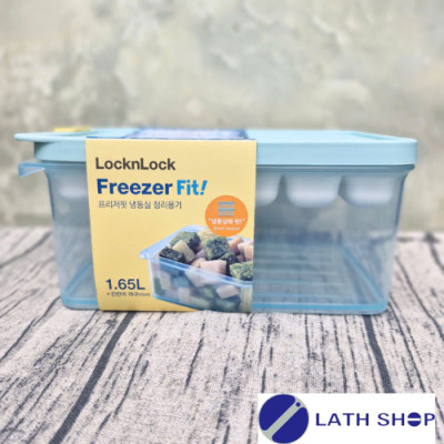 Hộp Bảo Quản Thực Phẩm, Trữ Đông LocknLock HFL104D8 Kèm Khay Đá 8 Viên Sản Xuất Hàn Quốc -1.65L