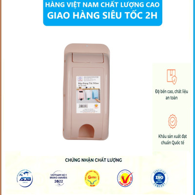 Hộp đựng túi nilong, túi đựng rác dán tường Việt Nhật - Hộp rút túi nilong gắn tường tiện dụng - Hàng Việt Nam