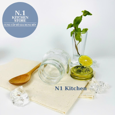 Hũ thủy tinh nắp vặn 250 ml Bormioli Rocco nhập Ý - Hàng Chính Hãng