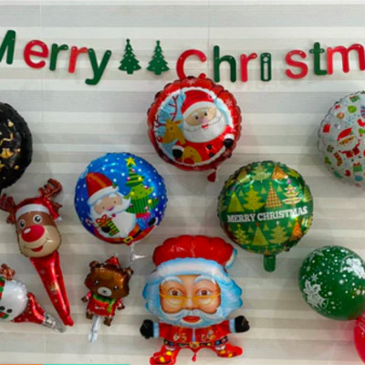 Bong bóng trang trí giáng sinh noel