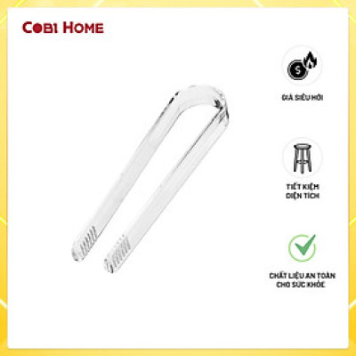 KẸP GẮP /MUỖNG XÚC / THÌA GẮP BÁNH BẰNG NHỰA TRONG ACRYLIC CAO CẤP AN TOÀN CHO SỨC KHỎE - NHẬP KHẨU CHÍNH HÃNG COBI HOME