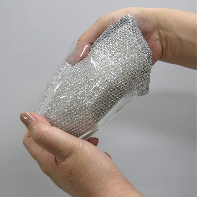 Set 03 miếng mút màng nhôm cọ rửa ly chén siêu sạch Seiwa Pro - Hàng nội địa Nhật Bản