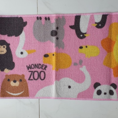 BỘ 02 THẢM BẾP CHÙI CHÂN DÀI CAO CẤP- CONDOR- CÓ 2 MÀU XANH HỌA TIẾT VÀ HỒNG HỌA TIẾT