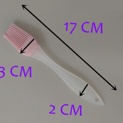 Combo 4 Cây Cọ Silicon Cán Trong Quét Dầu, Bơ, Kem Trang Trí Bánh (ngẫu nhiên)